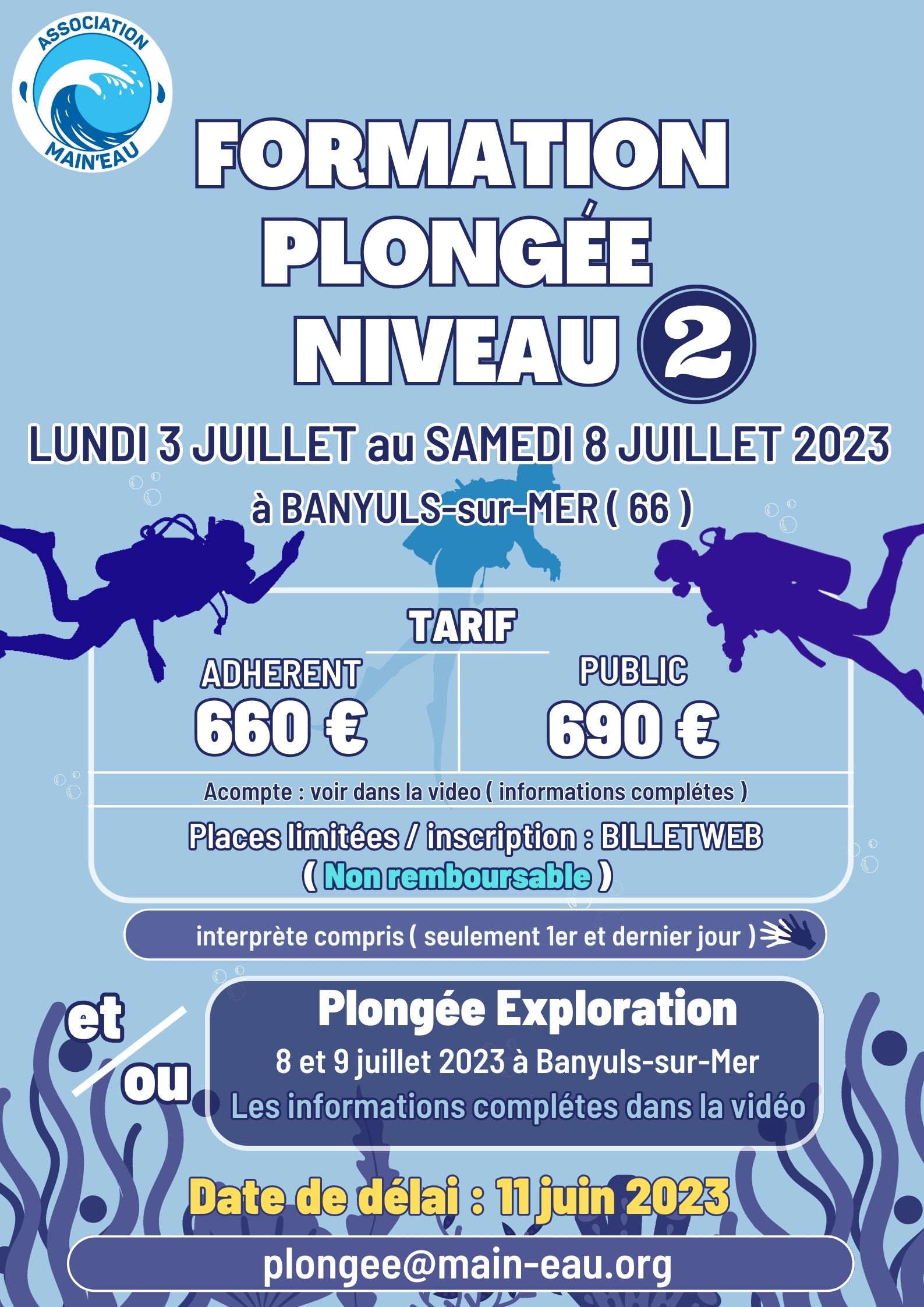 8 – Formation plongée N2 + exploration 3-9_07_23