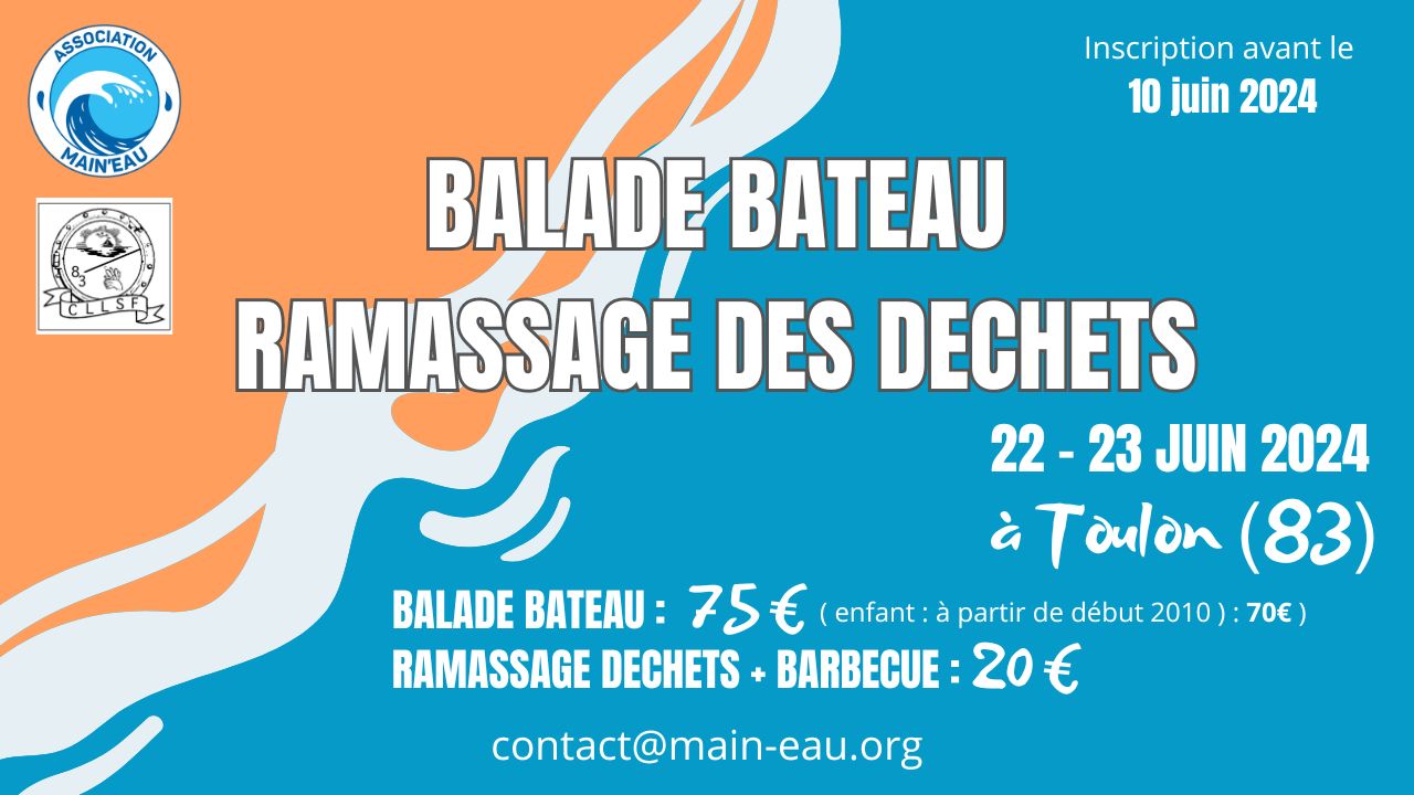 6 – BALADE BATEAU RAMASSAGE DES DECHETS